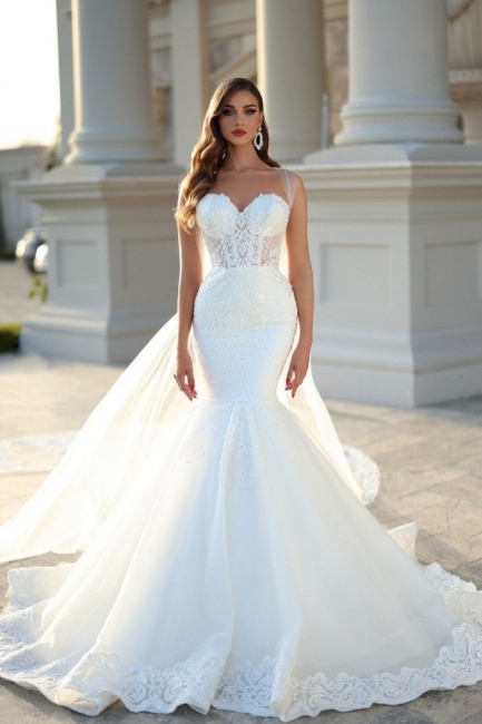 Elegant wedding dresses mermaid style Wedding dresses with lace