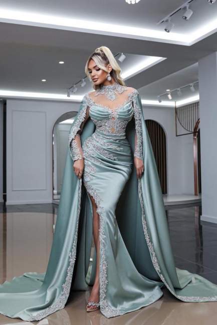 Turkish Evening Dresses Long Glitter | Prom Dresses with Sleeves