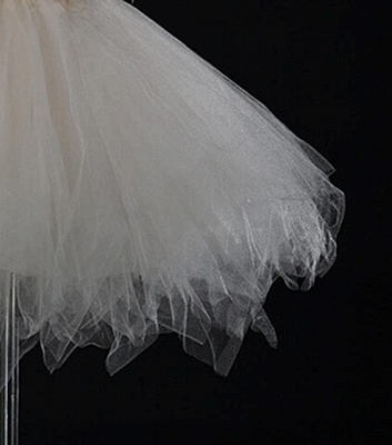 chic ballgown mini tulle petticoat tiered underskirt for wedding/party/prom dress_4