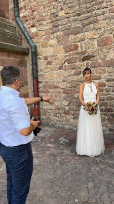 Schöne Hochzeitskleider Spitze | Brautkleid A Linie_6