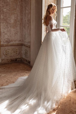 Elegant A-line wedding dresses | Cheap wedding dresses online_2