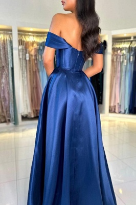 Simple evening dresses long cheap | Prom dresses royal blue_4