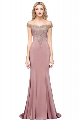 Pink Evening Dresses Long Cheap | Simple Prom Dresses Online