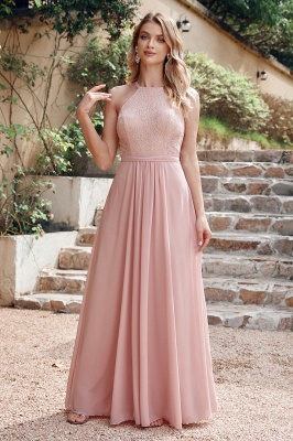 Dusty Pink Evening Dresses Long Cheap | Evening Wear Prom Dresses Online