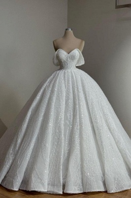 Luxus Hochzeitskleider Prinzessin | Glitzer Brautkleider Online Kaufen_1