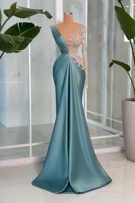 Turkish Evening Dresses Long Cheap | Prom Dresses with Sleeves_1