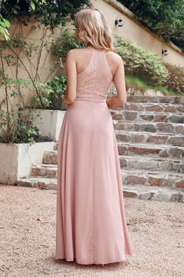 Dusty Pink Evening Dresses Long Cheap | Evening Wear Prom Dresses Online_7