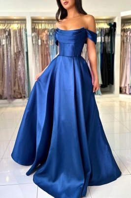 Simple evening dresses long cheap | Prom dresses royal blue