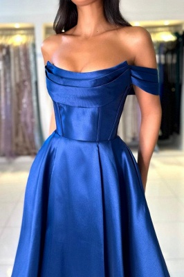 Simple evening dresses long cheap | Prom dresses royal blue_3