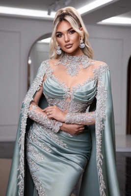 Turkish Evening Dresses Long Glitter | Prom Dresses with Sleeves_2