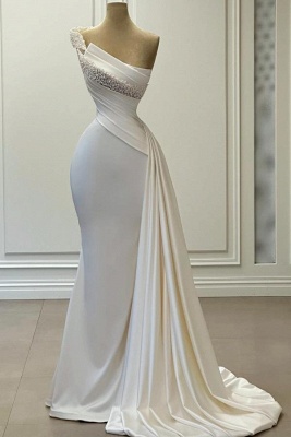 White Ball Gowns Long Glitter Prom Dresses Evening Dresses Online