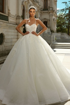 Modern Wedding Dresses A-Line Wedding Dresses Long Lace