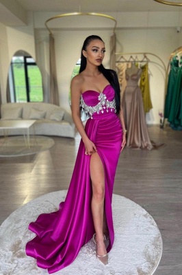 Fuchisa Evening Dresses Long Cheap Prom Dresses Ball Gowns Online